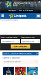 Mobile Screenshot of cinepolis.com.sv
