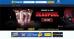 Desktop Screenshot of cinepolis.cr