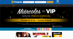 Desktop Screenshot of cinepolis.com.pa